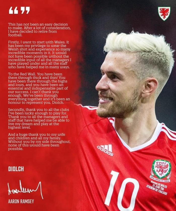 竞技宝官网-死神归隐！拉姆塞宣布正式退役，一段满是温情与悲情的传奇落幕|威尔士|足总杯|阿森纳|绝杀|美洲狮足球俱乐部_新浪体育_新浪新闻