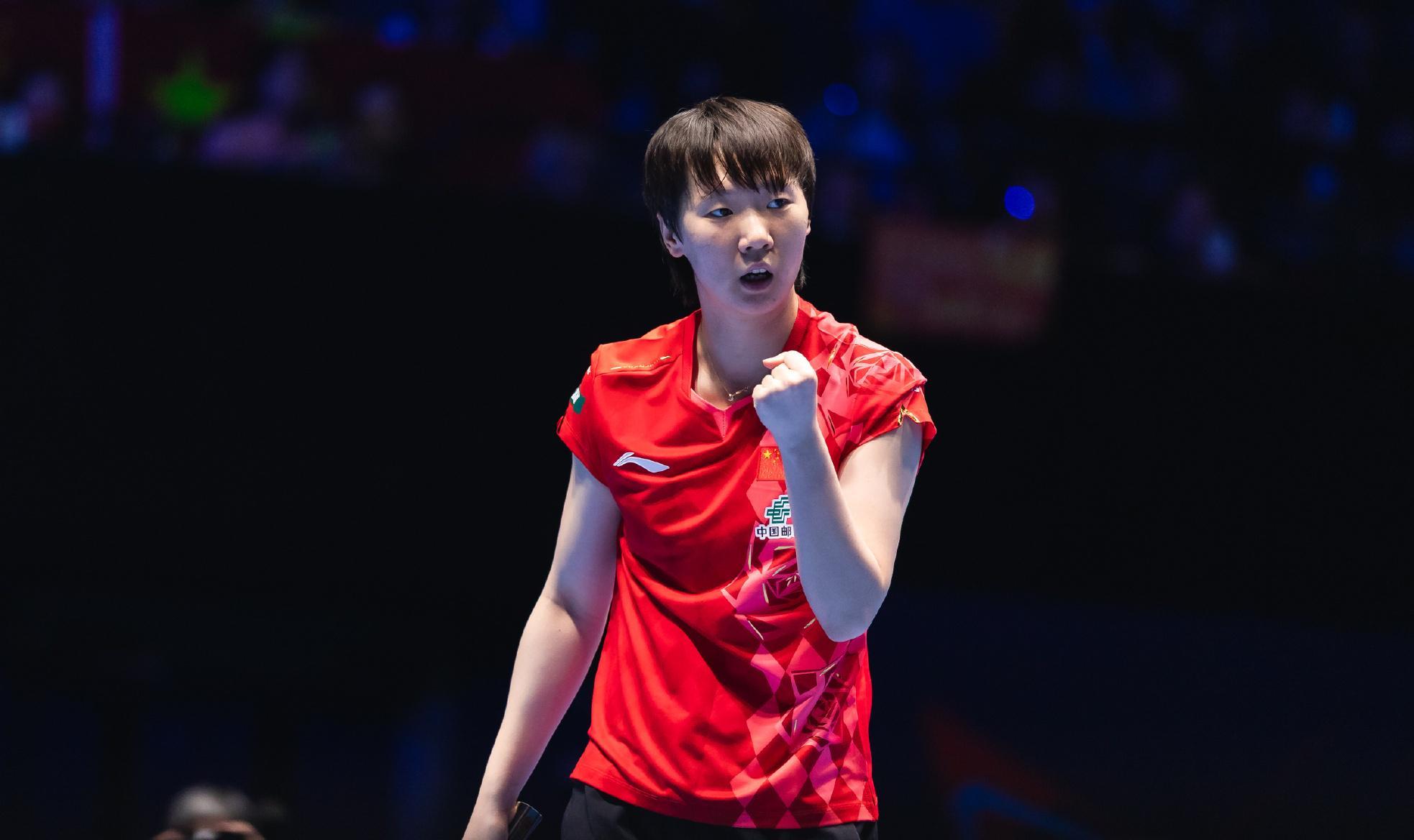 竞技宝官网-3-0横扫早田！中国女乒27岁王牌救赎：助队夺七连冠，与莎莎击掌
